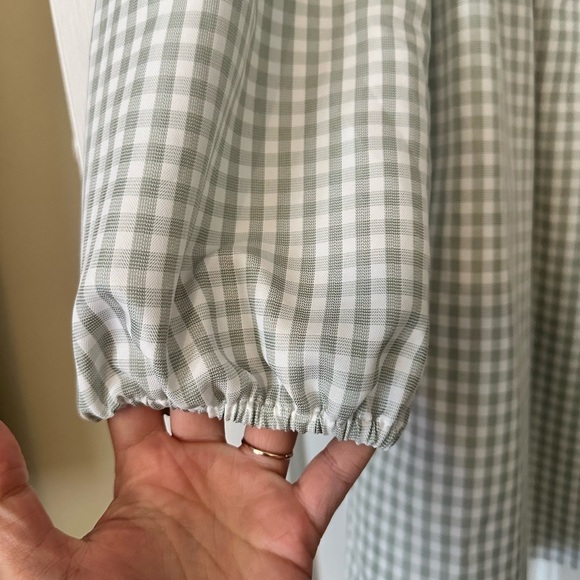 Gianni Bini Kennedy babydoll dress, gingham, size 6, new with tags - Picture 5 of 9